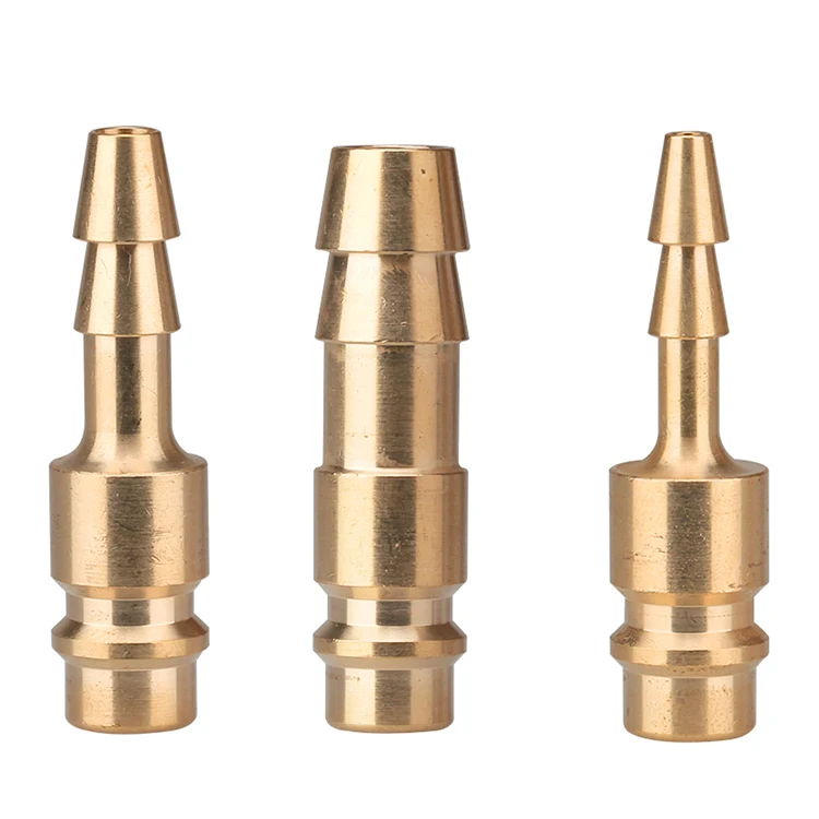 
Pneumatic pipe fitting quick brass npt 1/8 union male coupler 