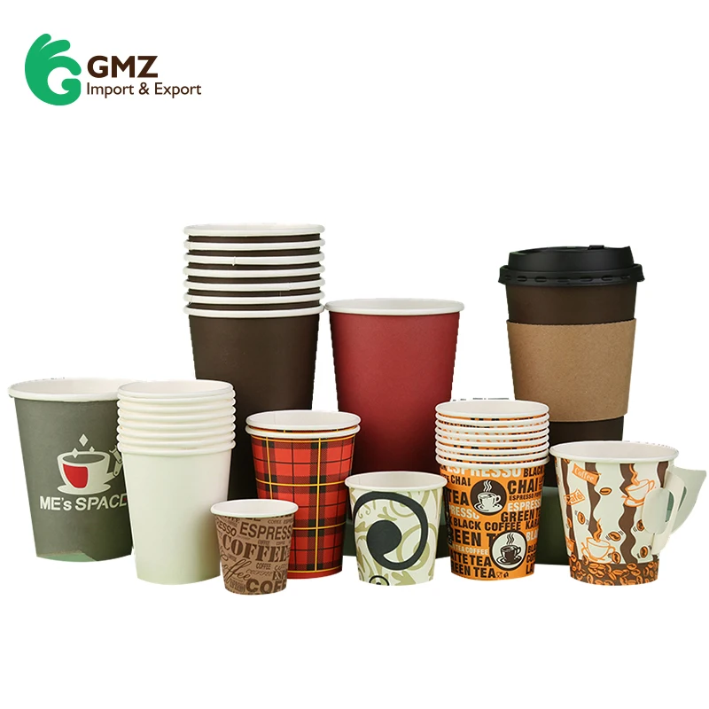 
Airline Cold Milk Tea Cups 5 oz Heat Resistant Costa Coffee Disposable 12oz Ice cream 5oz 2.5 Paper Cup Packaging 