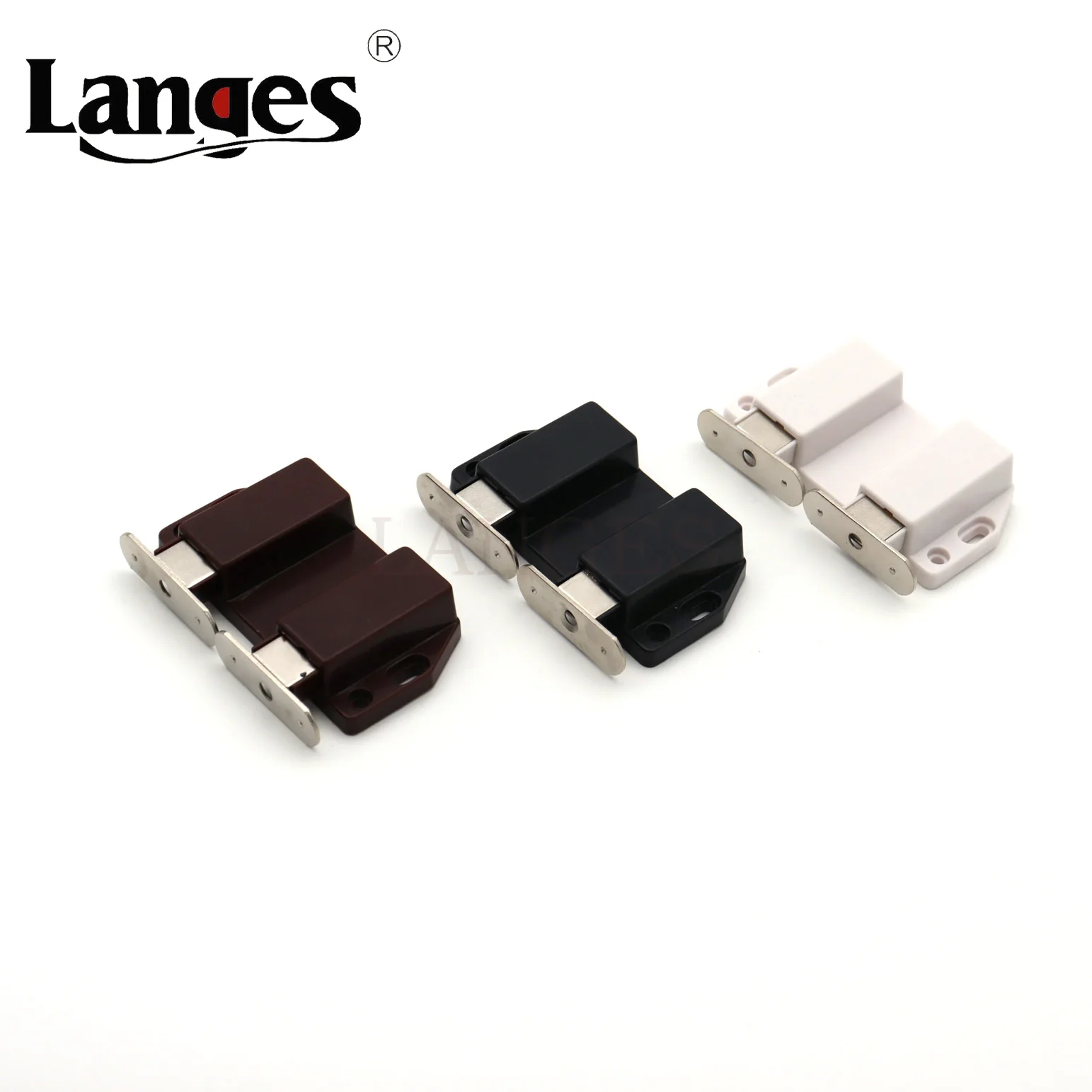 Strong Suction Kitchen Plastic Drawer Wardrobe Cabinet Double Door Push Open Magnetic Latch Catch