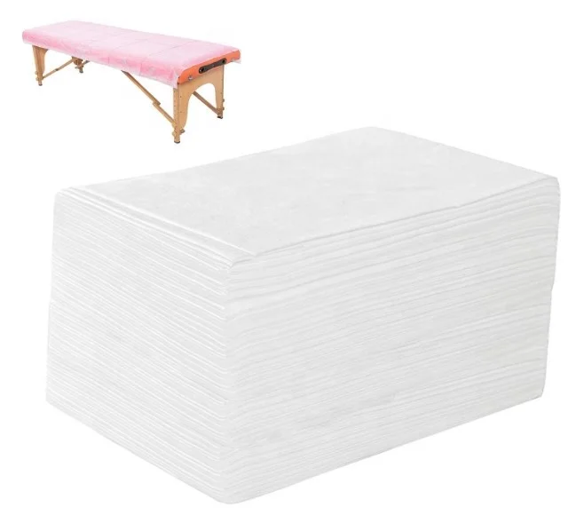 100 Pcs Breathable Massage Table Sheets Disposable SPA Acupuncture Tattoo Massage Bed Sheets Non Woven Fabric Lash Bed Cover