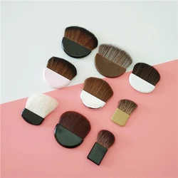 Foundation makeup brush single head flat top hexagonal face blush cosmetic beauty brush