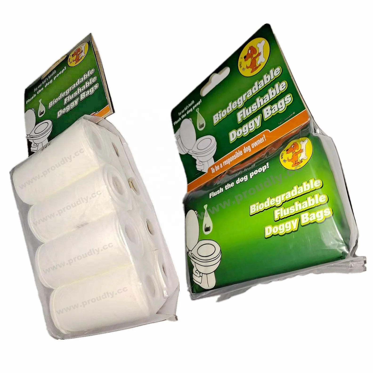 
Earth Friendly Biodegradable Compostable Water Soluble Dog Poop Bags Dispenser Holder 