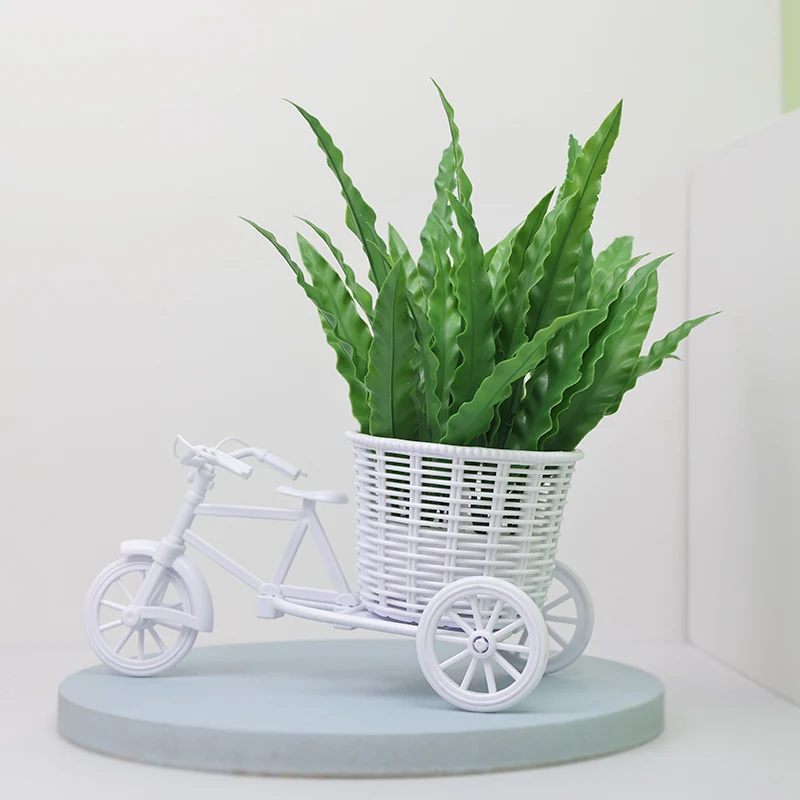 Amazon silk peony bouquets artificial flowers cheap family wedding flowers Christmas fruit bicycle decorations display