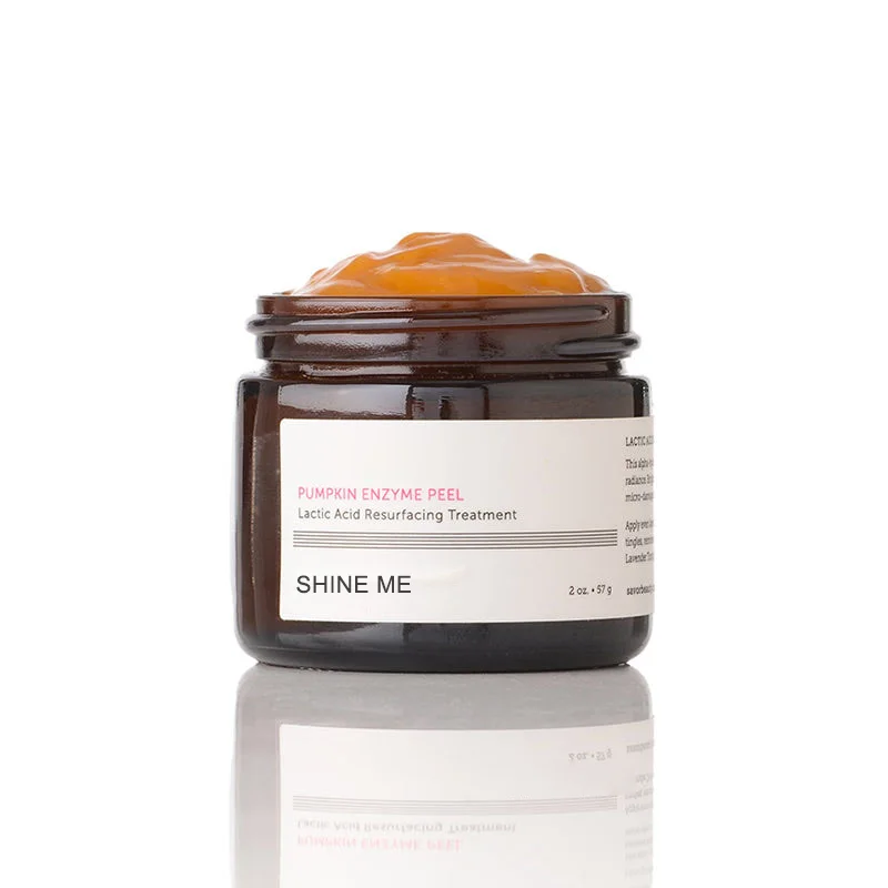 Pumpkin Enzyme Peel Mask Lactic Acid Exfoliating Anti-Inflammatory Reduces Acne PHA Cell Turnover increases Collagen Face Cream