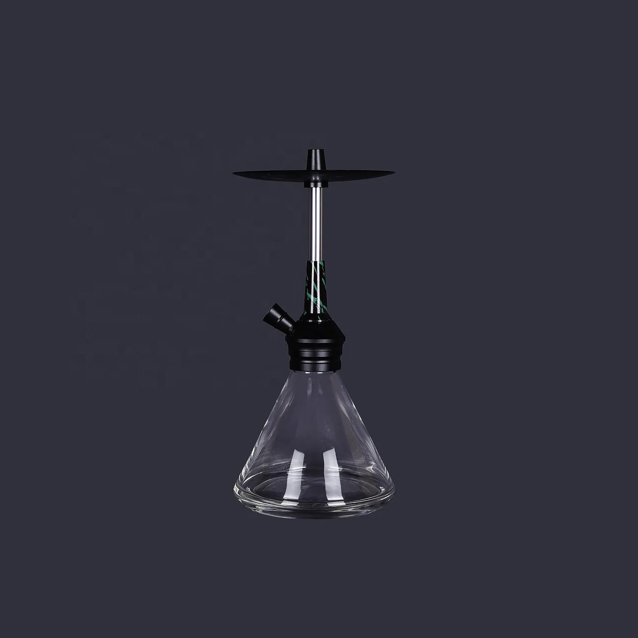 Medium shisha hookah portable in China with Customized logo wholesale hookahs glass vase and bag