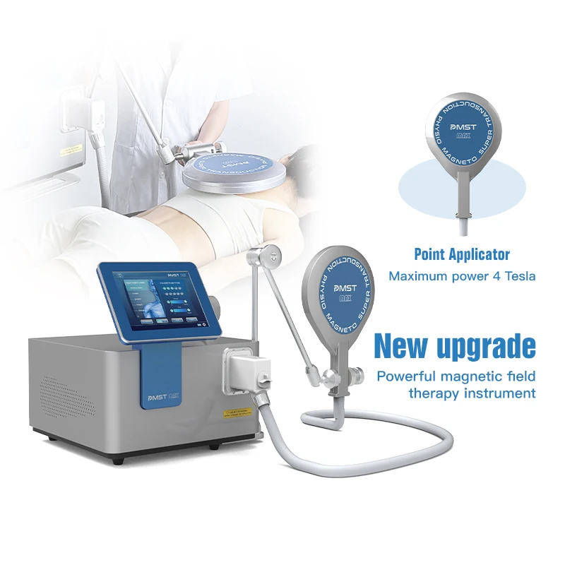 Pmst Physio Magneto Magnetic Therapy PMST MAX With 3 Size of Changeable Applicators for Pain Relief