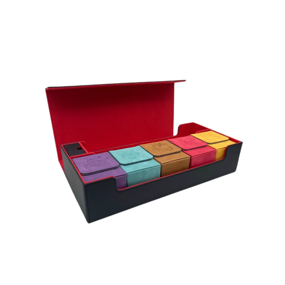 Luxury Custom Playing Card Deck Box Trading Card Storage Game Board Paper Card Plastic Box for Tarot Mtg Poke Mons Tcg Yugioh