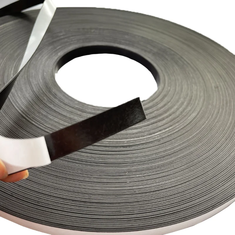 Self Adhesive Flexible Rubber Magnetic Tape AGV Magnetic Guide Tape AGV Magnetic Strip