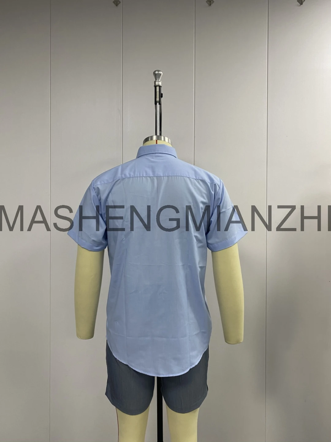 High End Light Blue Postman Costumes Uniform Custom Formal Working UPS Postal Uniform For Wholesale