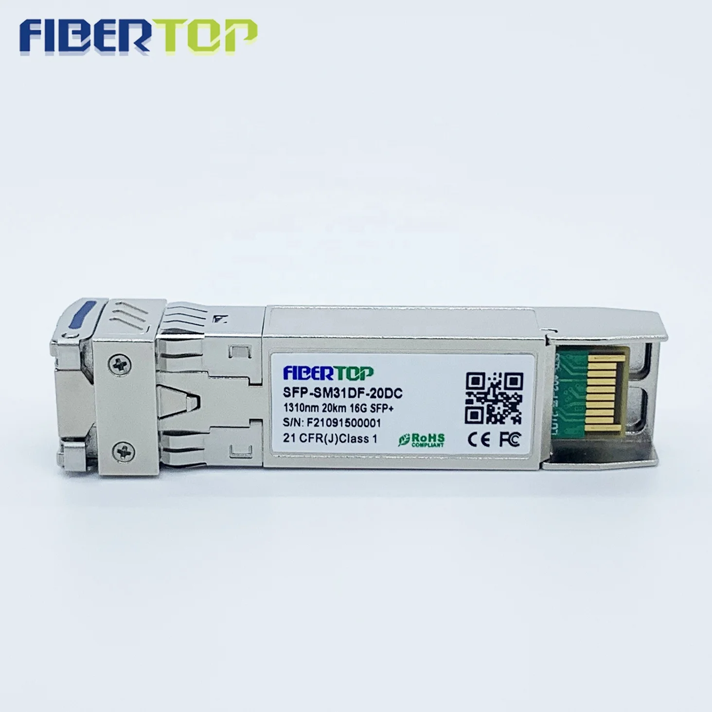 Волоконно-оптический модуль приемопередатчика Fibertop 16G SFP + 1310 нм 20 км для сетевых интерфейсных карт