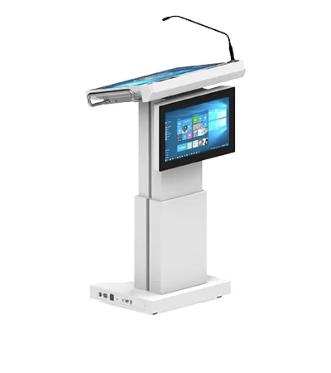 Digital Smart Podium School Audio Visual System Height Adjustable HD screen