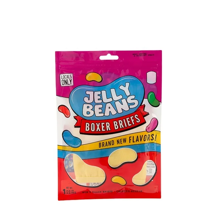 Eco-friendly small cheap baby clothing pouch packaging for underwear