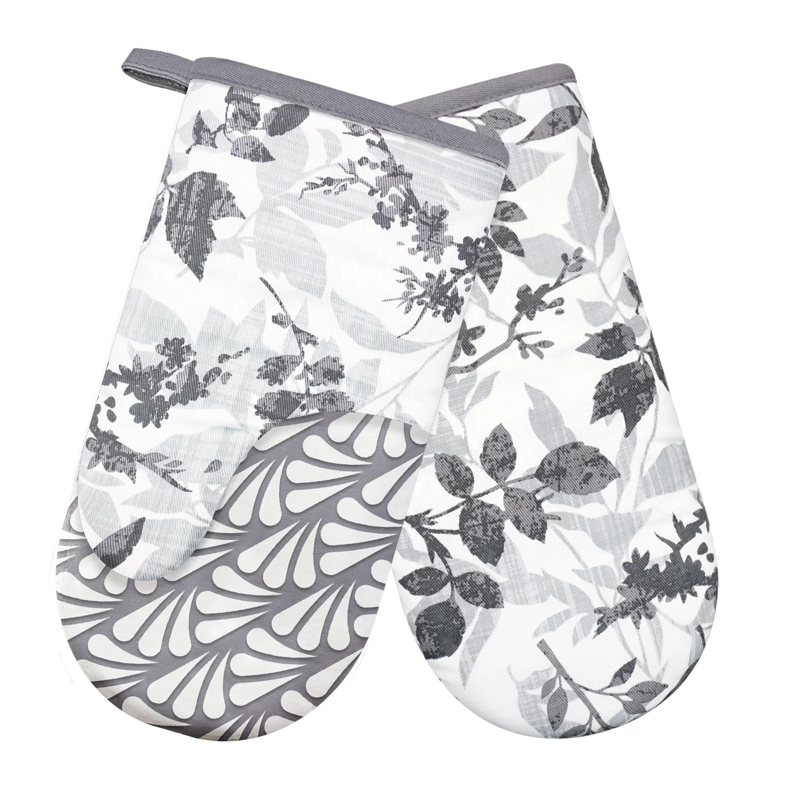 Парные силиконовые противоскользящие кухонные перчатки