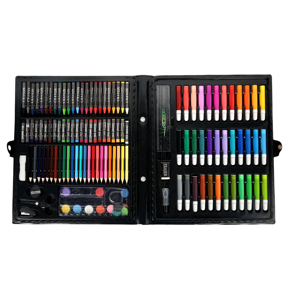
Children gift wholesale multi color pen cheap 168 colors water color brush pen 