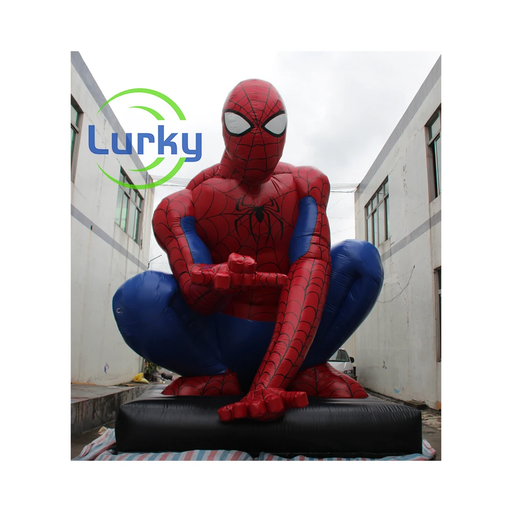 Commercial Grade Theme Spider Man Inflatables Toys Accessories, Inflatable Doll That Advertising Brand Promotion