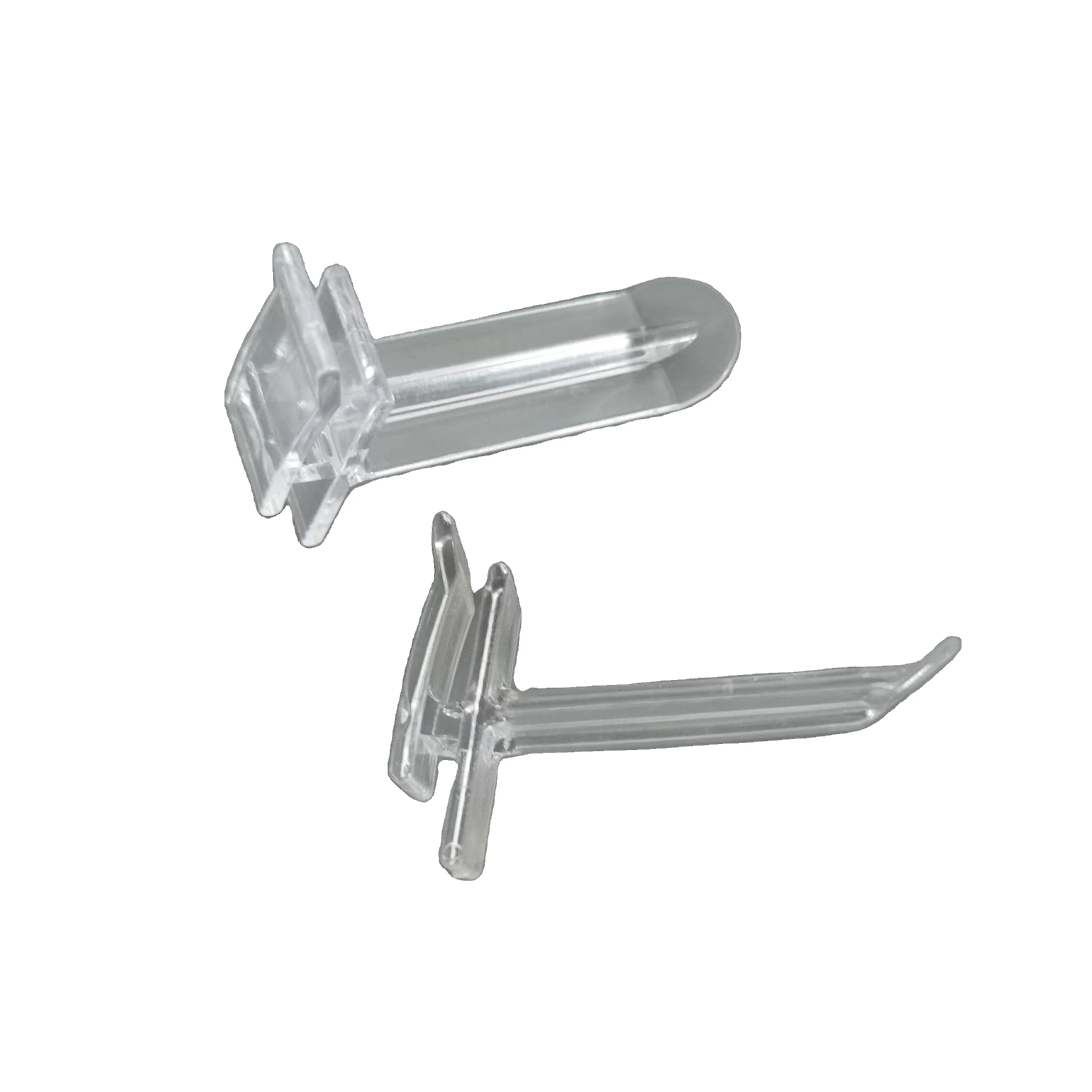 plastic butterfly hooks for supermarket displayed