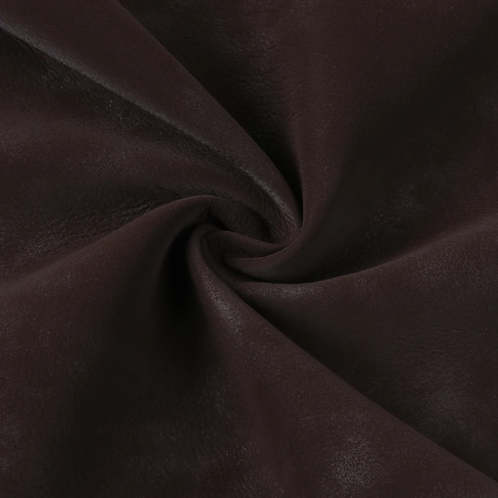 OEM Supplier Thick 30% Pu 70% Polyester Leather Fabric Custom Color Faux Leather For Clothes