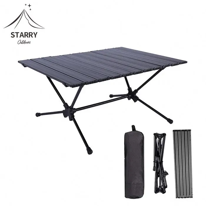 Custom Square Wooden Portable Folding Outdoor table Wine Beer Champagne Mini Picnic Rack Bamboo picnic table