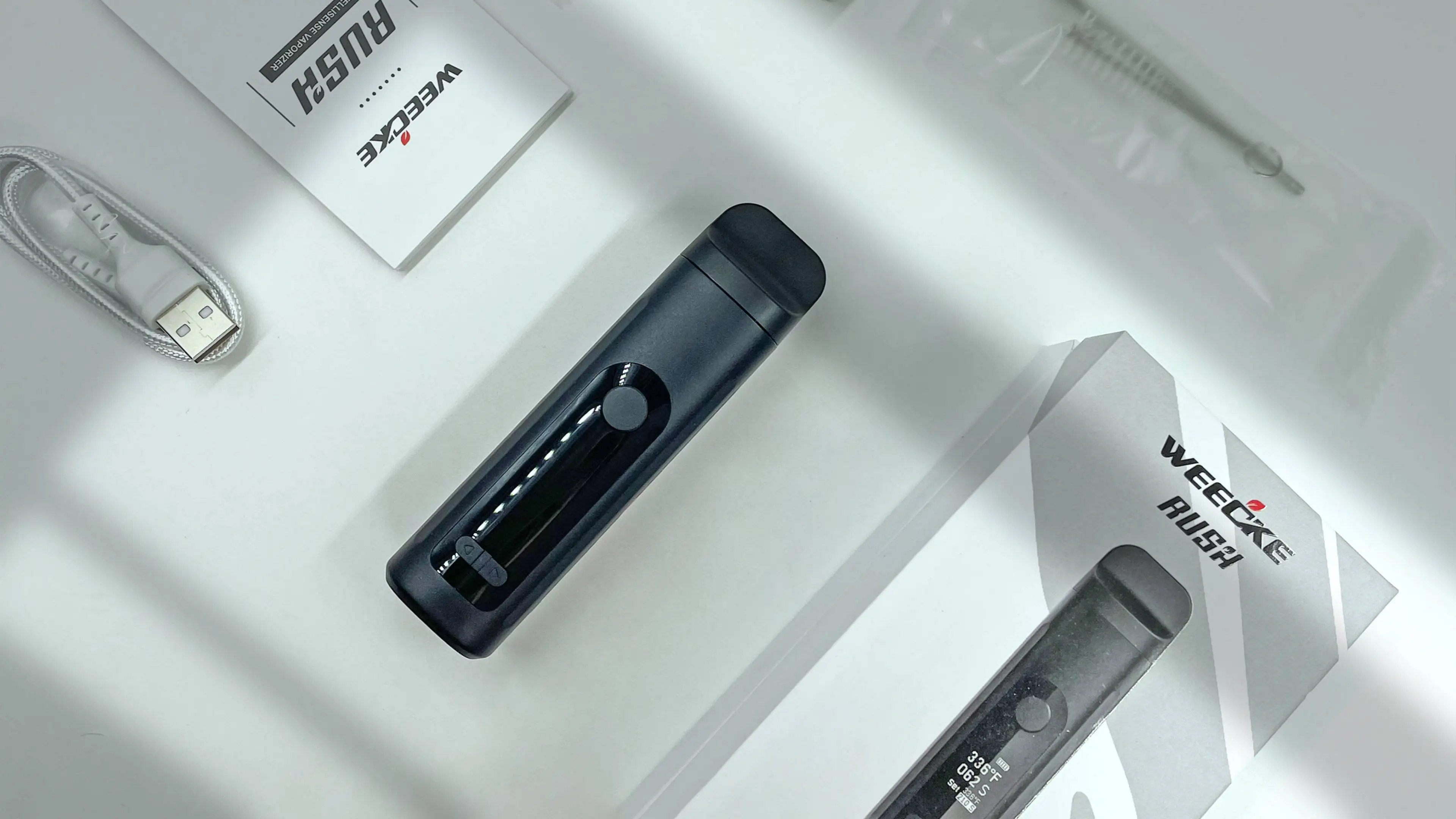 
Latest Intellisense Hybrid vaporiser for dry herb Weecke Rush,original factory supply high quality vape pen 