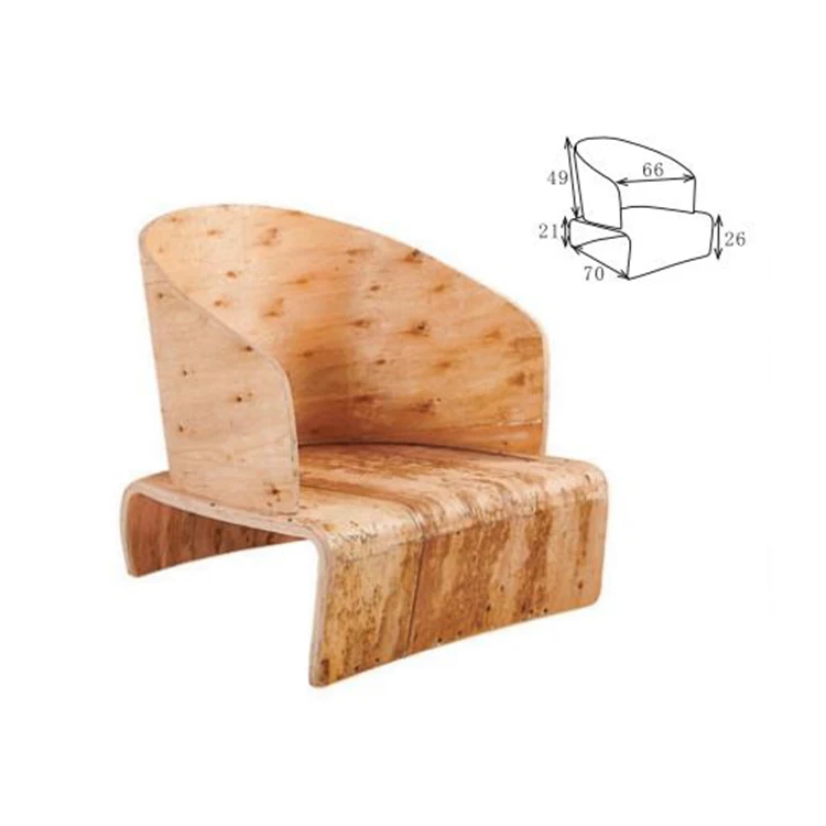 Plywood frame in 20mm thick for modern leisure chair furniture accessories frame