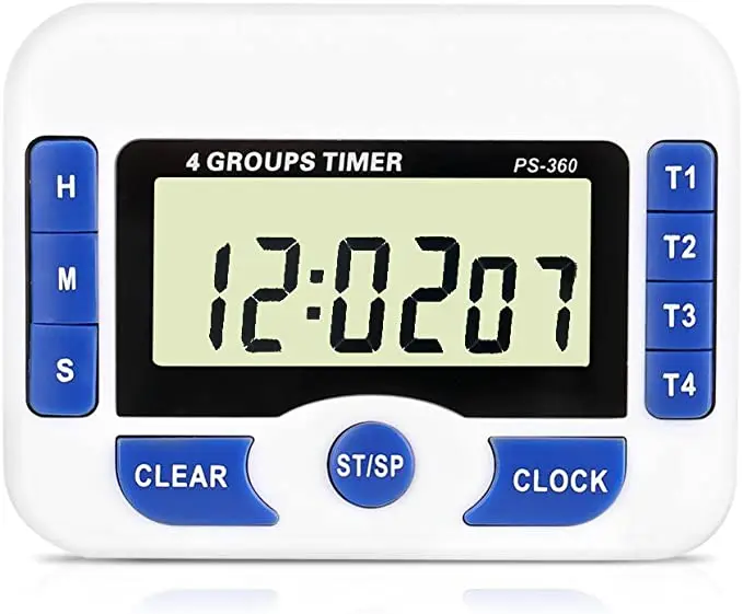 
 4 группы многофункциональных цифровых таймеров с функцией часов  