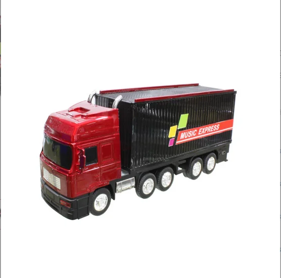 Factory Price Big Truck Shape  WS528 Stereo  Portable Outdoor Van Wireless car Speaker With TF FM AUX  USB cable