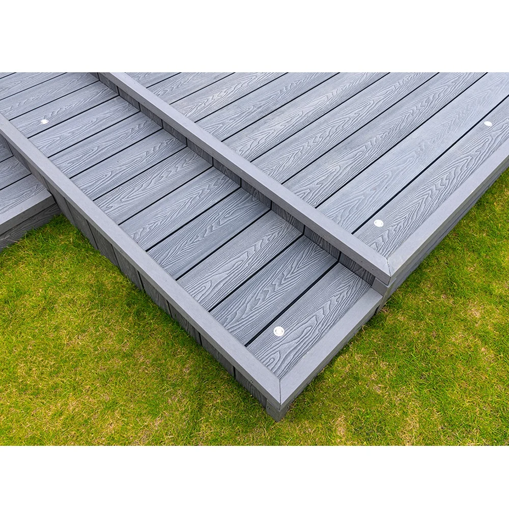 Wood-plastic Wood Texture WPC Hollow decking Co-extrusion Engineered Outdoor Composite Wood decking
