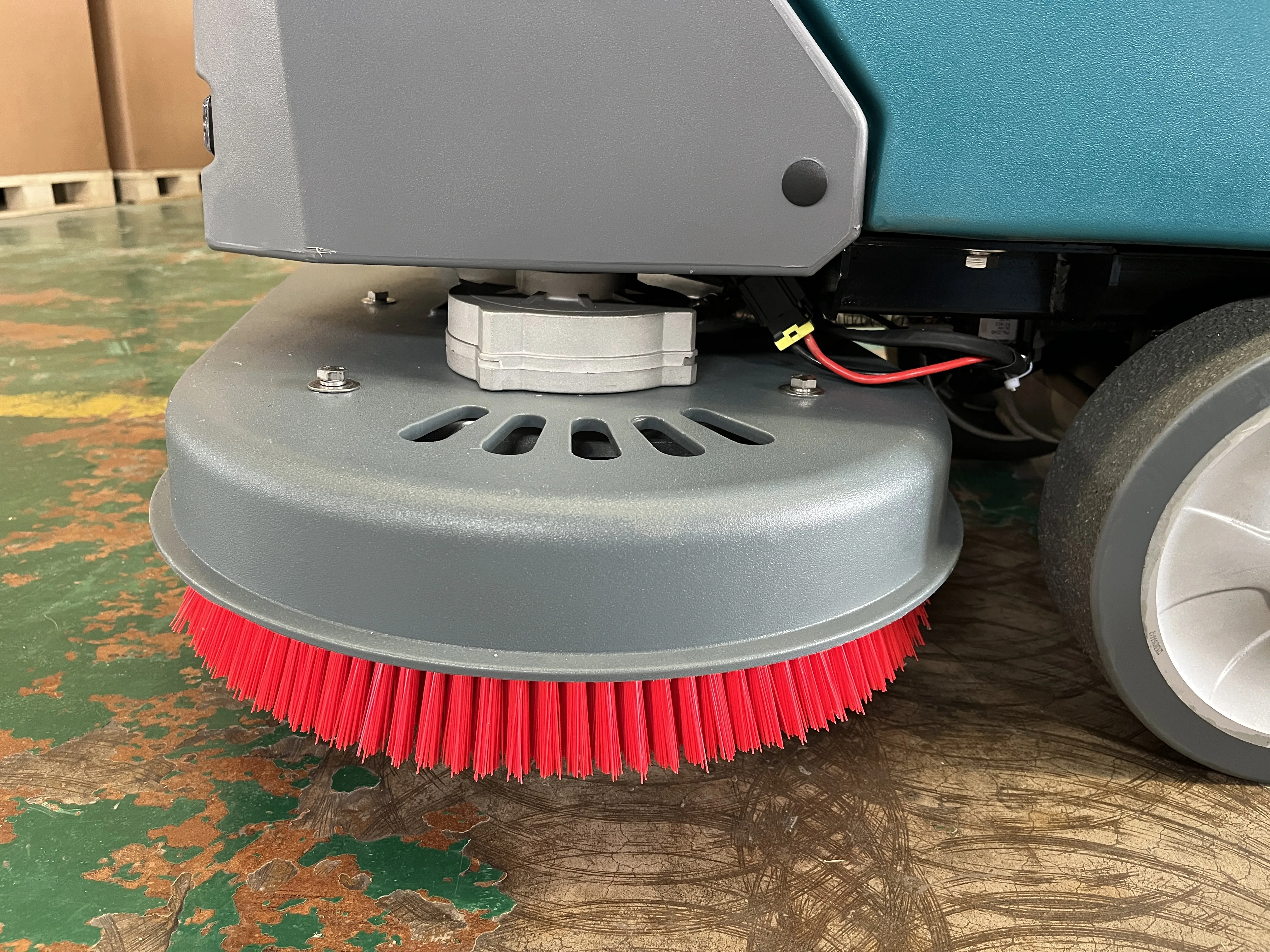 Ironbee JB100  Lead-acid battery cleaning width 850mm 100 liter water tank commercial hand push cleaning floor scrubber