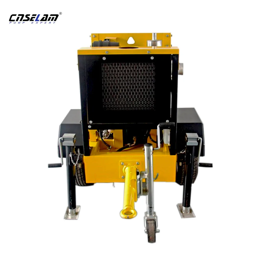 Selam non-electric Trailer pump unit for urban flood control