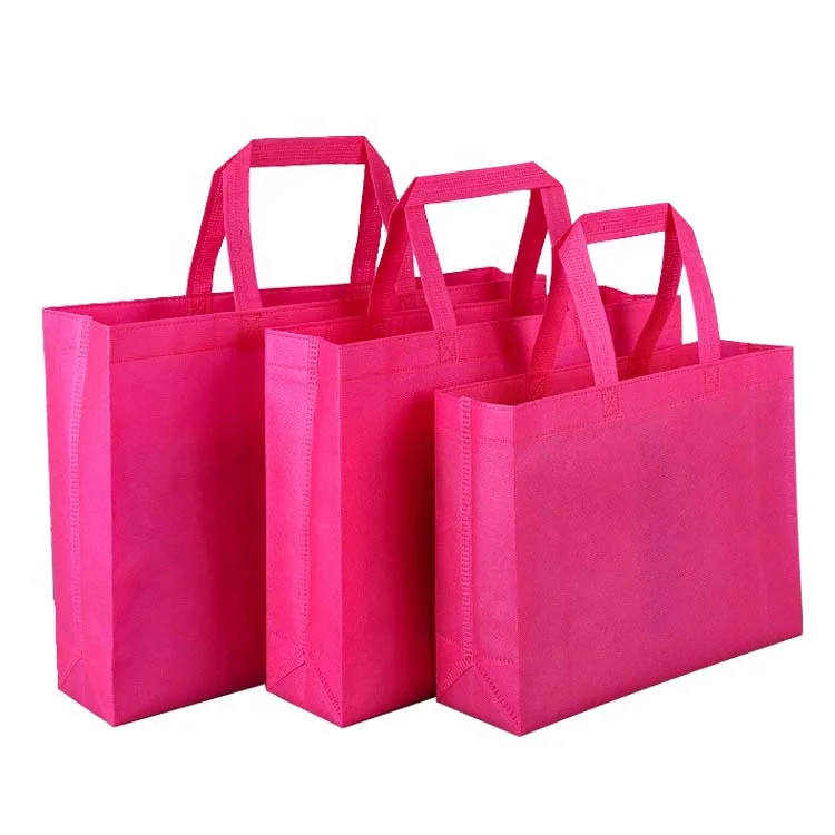 Wholesale Cheap Price Custom logo Printed Reusable Tote Bag Ultrasonic Shopping bag heat sealed non woven bag