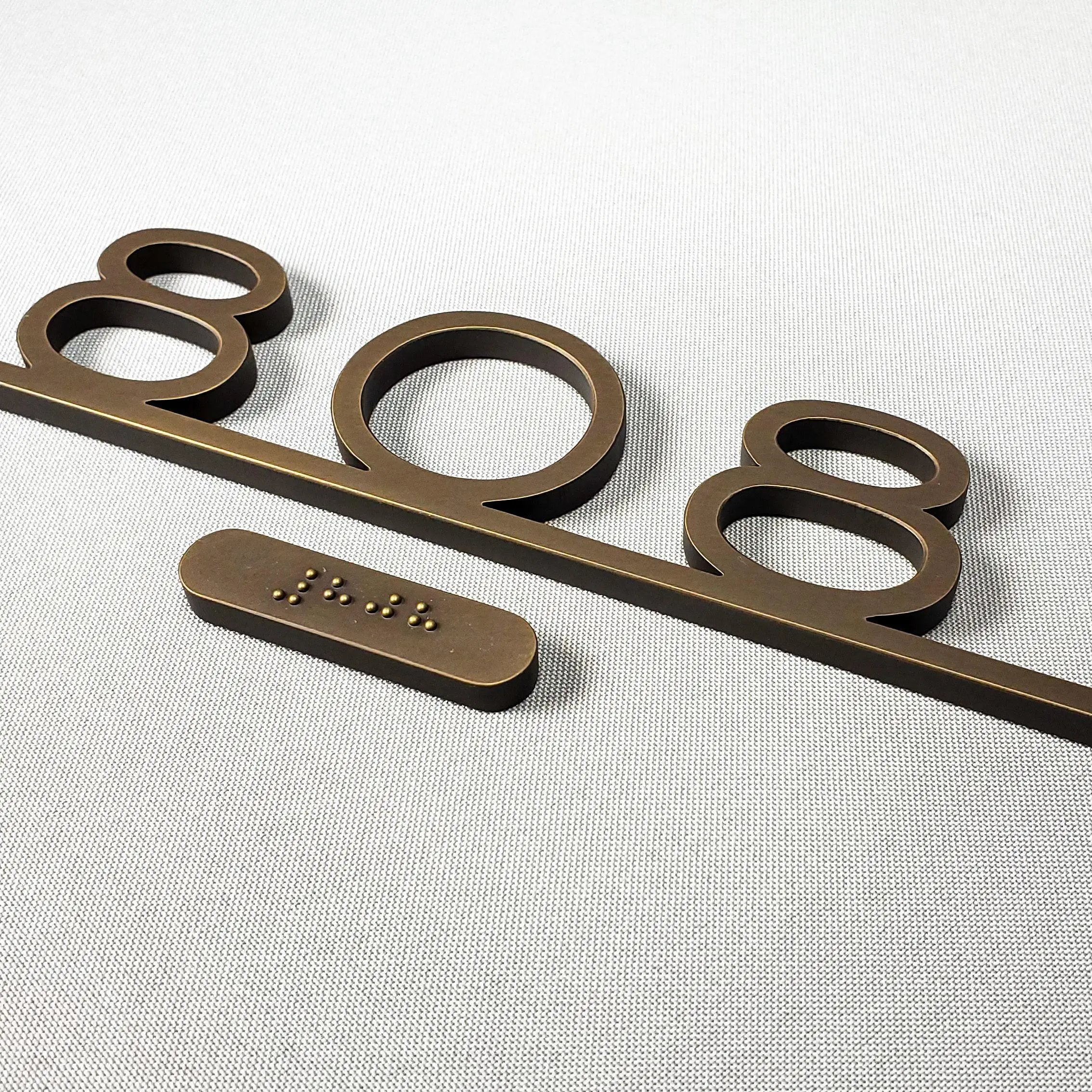 Customized Stainless Outdoor Signage 3D Metal Company Logo 3D Metal Wall Sign