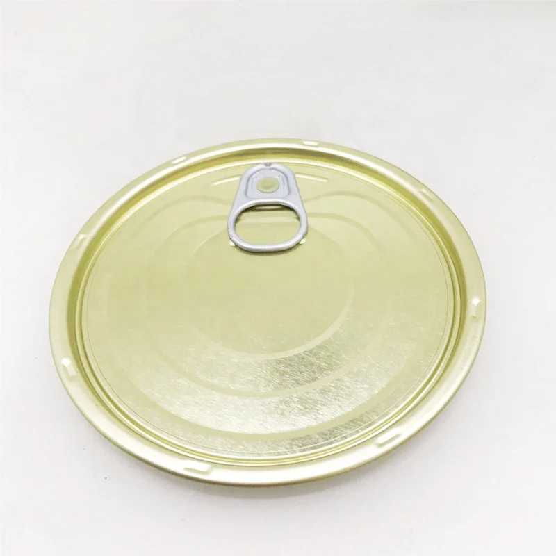 Vacuum Point EOE  401# 99mm Aluminum Easy Open Tin Can Lid For Milk Packaging