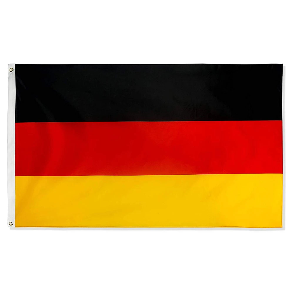 Двусторонний Флаг Германии, 3x5 футов, 90x150 см, баннер, полиэстер, флаг летающей страны, флаги немецких стран для проведения мероприятий