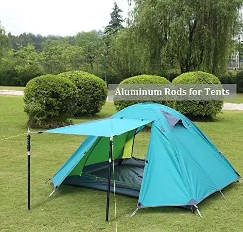 Portable Tent Poles for Outdoor Camping Backpacking Awning Tarp Poles