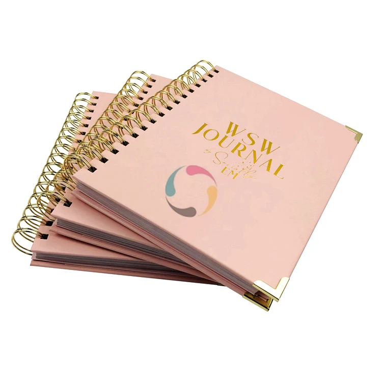 2023 agenda a6 wholesale small luxury planners bulk spiral hardcover custom notebook printing