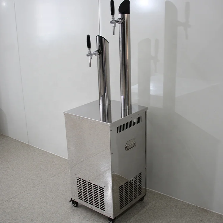 Cocktail Party Kegerator Stainless Steel Water Cooled Draft Beer Dispenser