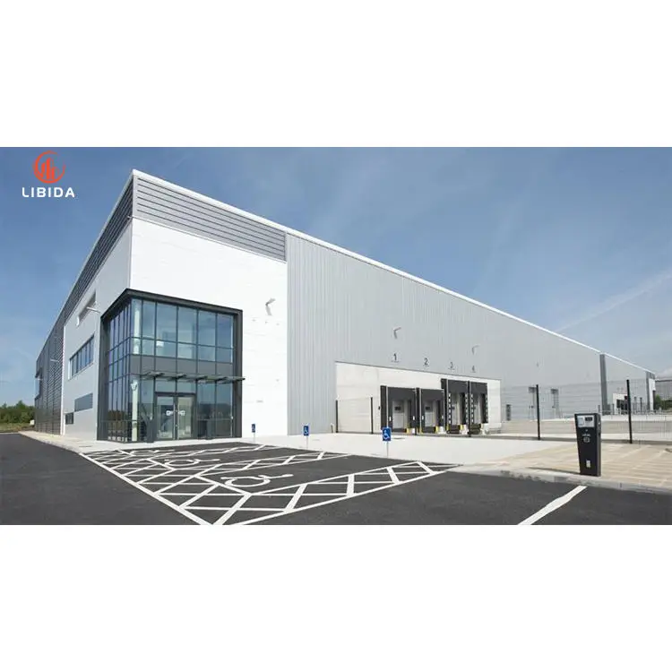 Free Drawing Plan High Quality Pre engineer Prefabricated Galvanized Steel Structural Storage Shed Building Warehouse