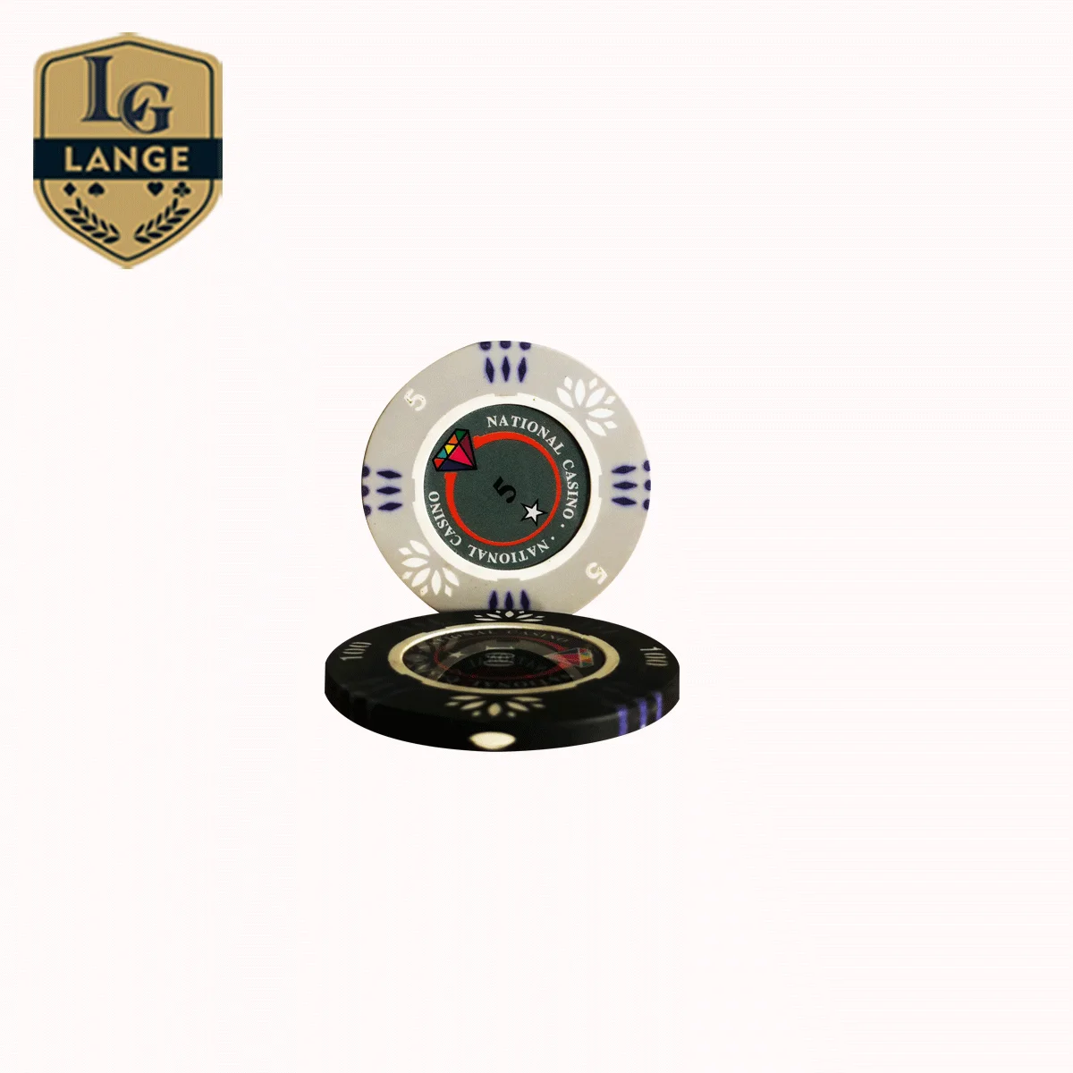 14 gram Gaming Magnetische Poker Chip Custom Infrared Ray Majestic Poker Chips