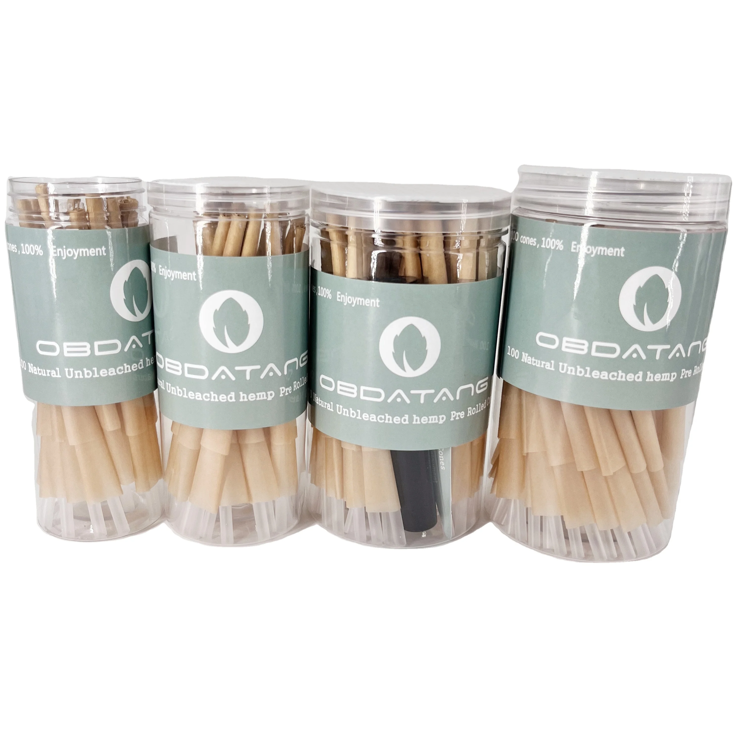 100 Classic King Size Cones 109mm Pre Rolled Cones 26mm Filter Tips Natural Brown Unbleached Unrefined Rolling Papers Bulk Pack