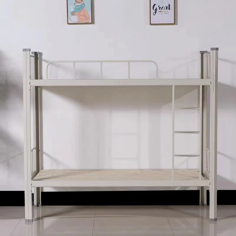 White simple metal bed frame for sale bunk bed cheap