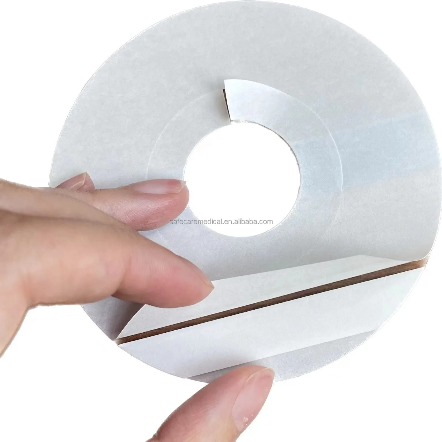 Free Sample Breathable Transparent Adhesive Film Circle Film for NPWT Dressing 4inch*4inch