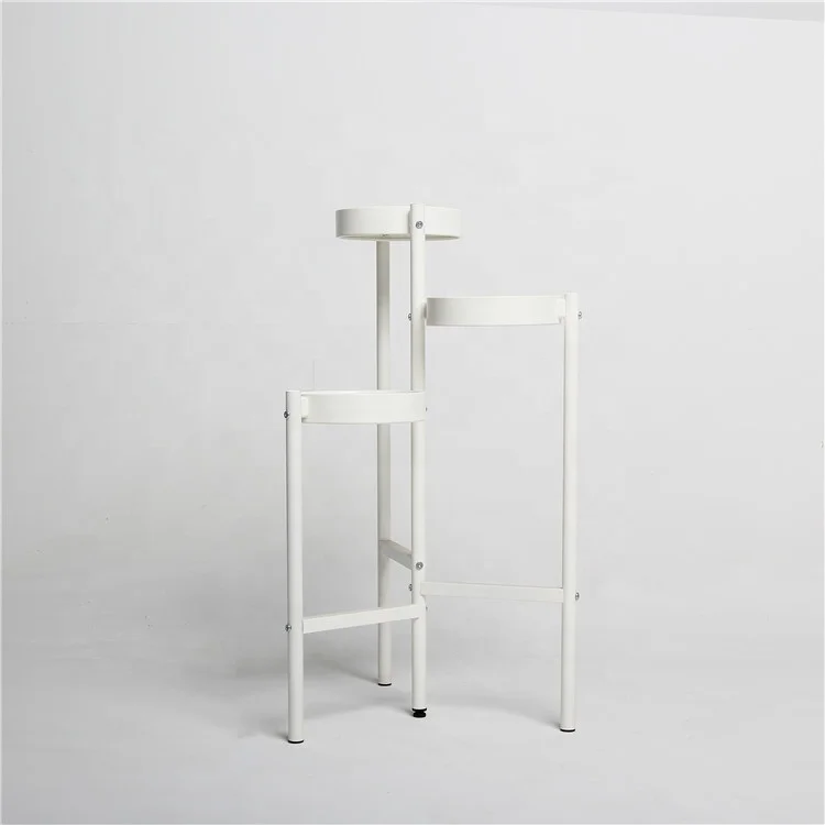 Modern Metal Flower Plant Stand House Home Decoration Flower Stand Tri-Level Metal Floor Plant Stand For Home