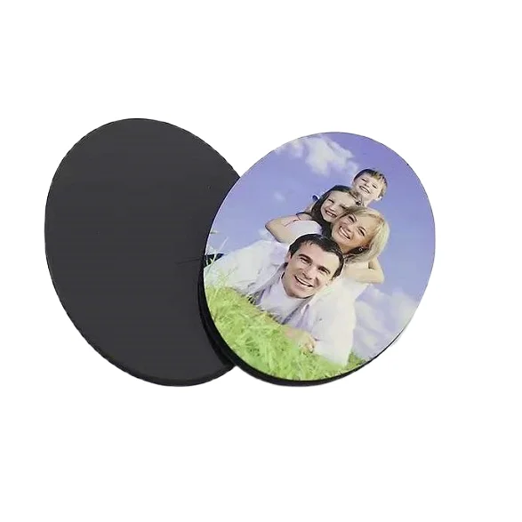 Yinsa BXT13 wholesale 6.5*9cm Oval shape Sublimation Hardboard Fridge Magnet