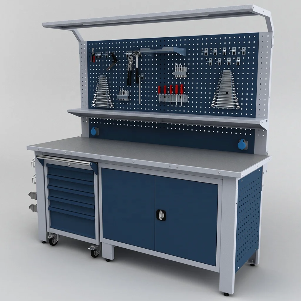 High Durable Steel Workshop Garage Metal Tool Cabinet/Tool Trolley/ Tool Cart with Drawers