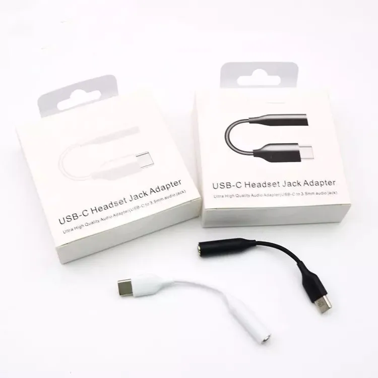 Кабель с разъемами типа C и 3 5 ММ Наушники Кабель-адаптер usb 1 USB-C Мужской до разъемом подачи внешнего сигнала AUX со штекера на гнездо для Samsung s20 Примечание 10