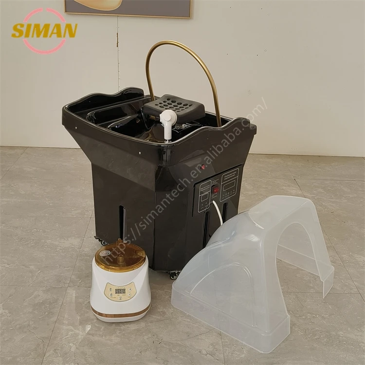 Резервуар для шампуня Siman с циркуляцией воды и отпаривателем портативный нагревателем 110/220 В резервуар хранения стул мытья волос 60 л