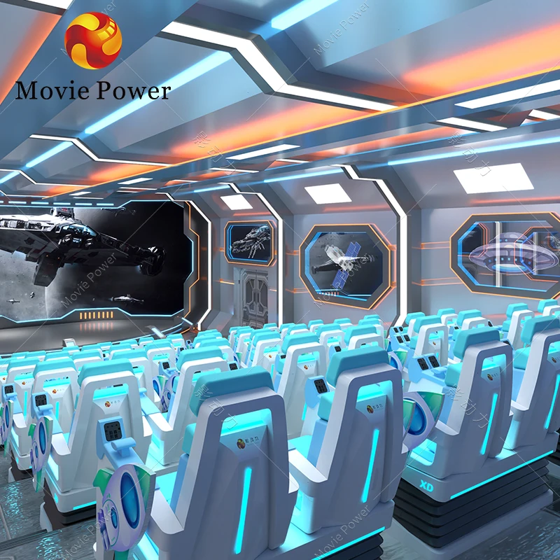 Manufacturing Customized 4d 7d 9d cinema project 6 seats Interactive dynamic kino for sale