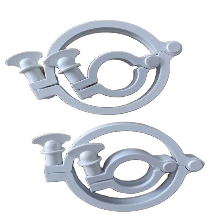 Professional standard PA66 plastic medical sanitary clamp nylon tc clamp