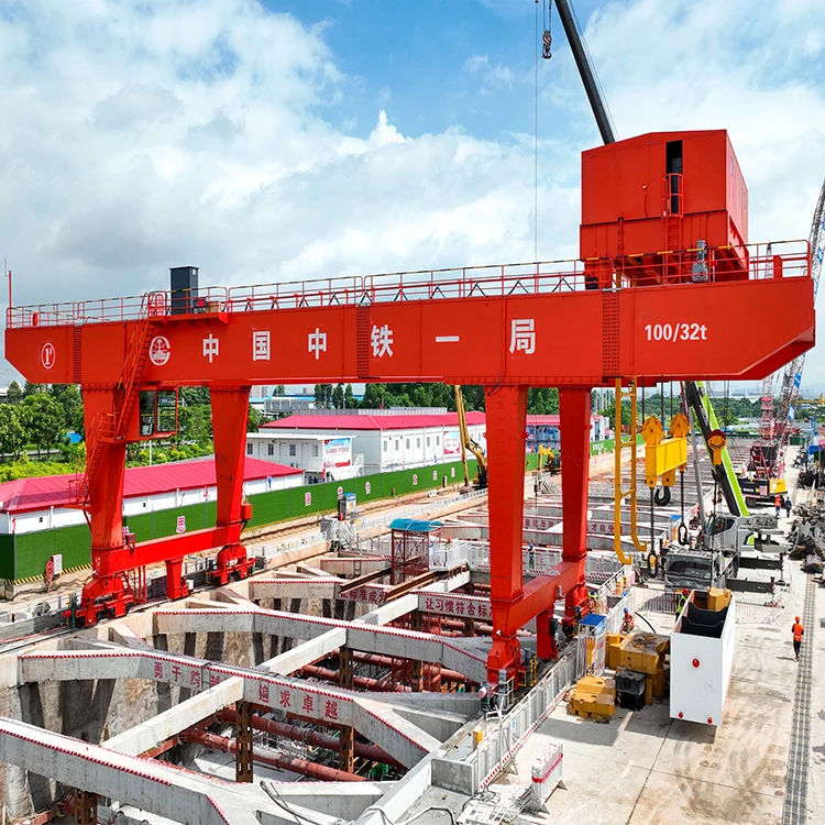 5ton 10ton 15m Span Floor Mounted Ship Manufacture Mobile Gantry Crane