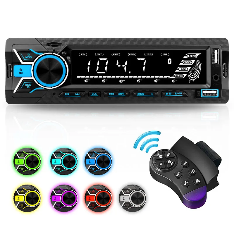 car audio player Mp3 DVD Auto With Mirror Link and Steel Wheel Control BT AUX IN USB SD